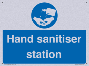 Hand sanitiser station